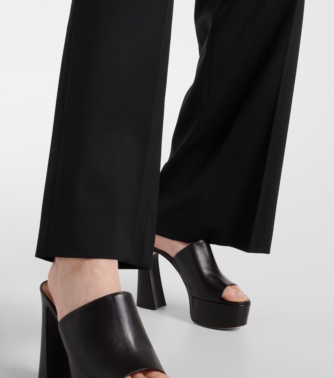 Pantaloni in misto lana a vita media | Patou