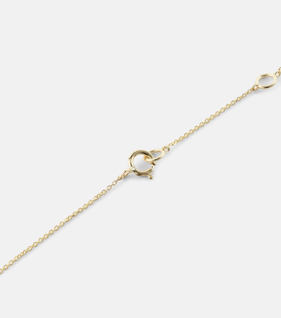Collana in oro giallo 10kt con diamanti 
