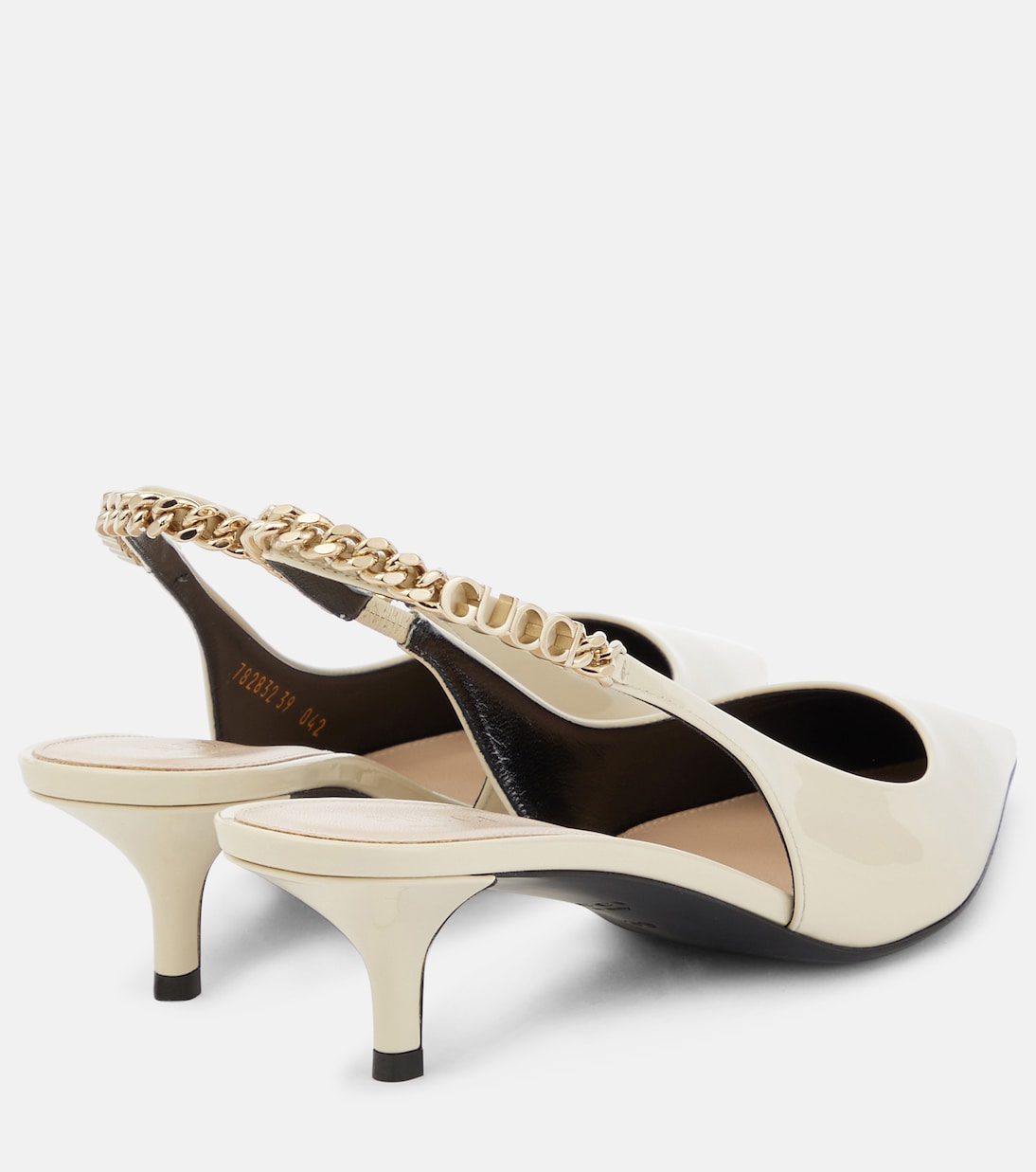 Pumps slingback Gucci Signoria in vernice | Gucci