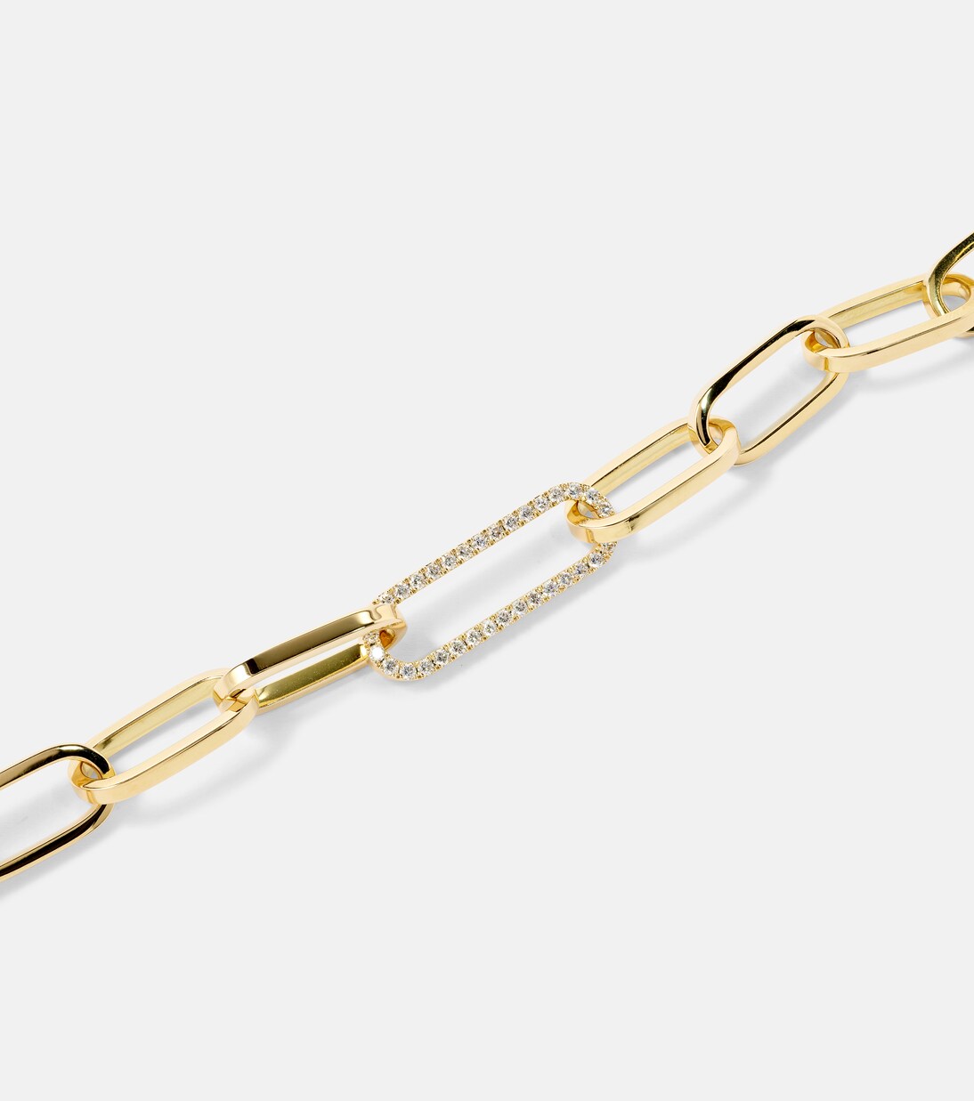 Link 18kt gold bracelet with diamonds | Bucherer Fine Jewellery