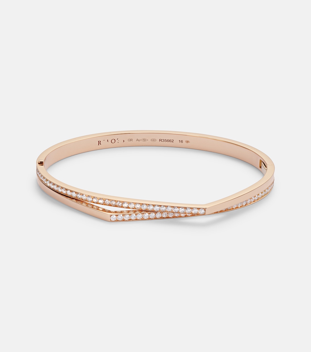 Bracelet Antifer en or rose 18 ct et diamants | Repossi