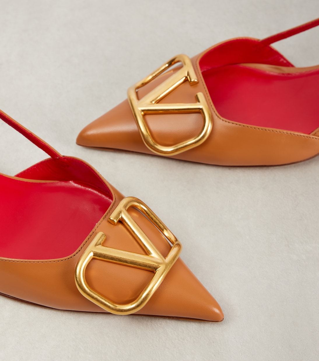 Orange valentino heels deals