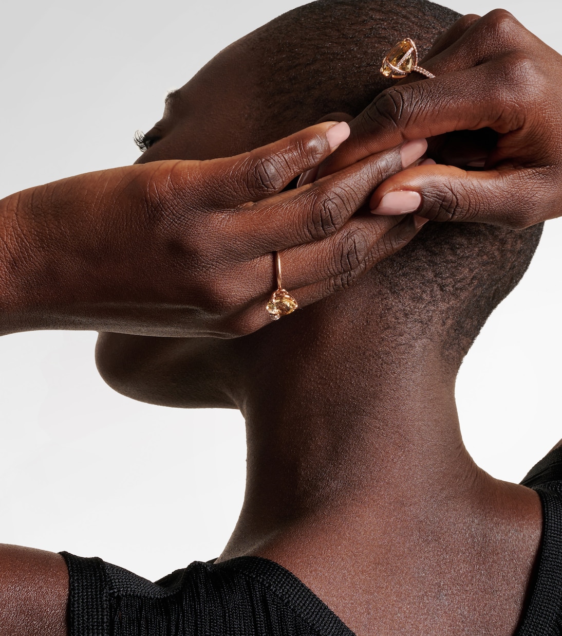 Bague Peekaboo en or rose 18 ct, béryl et diamants | Bucherer Fine Jewellery