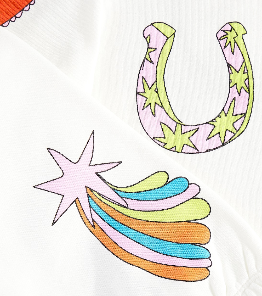 Pantaloni sportivi in cotone con stampa | Stella McCartney Kids