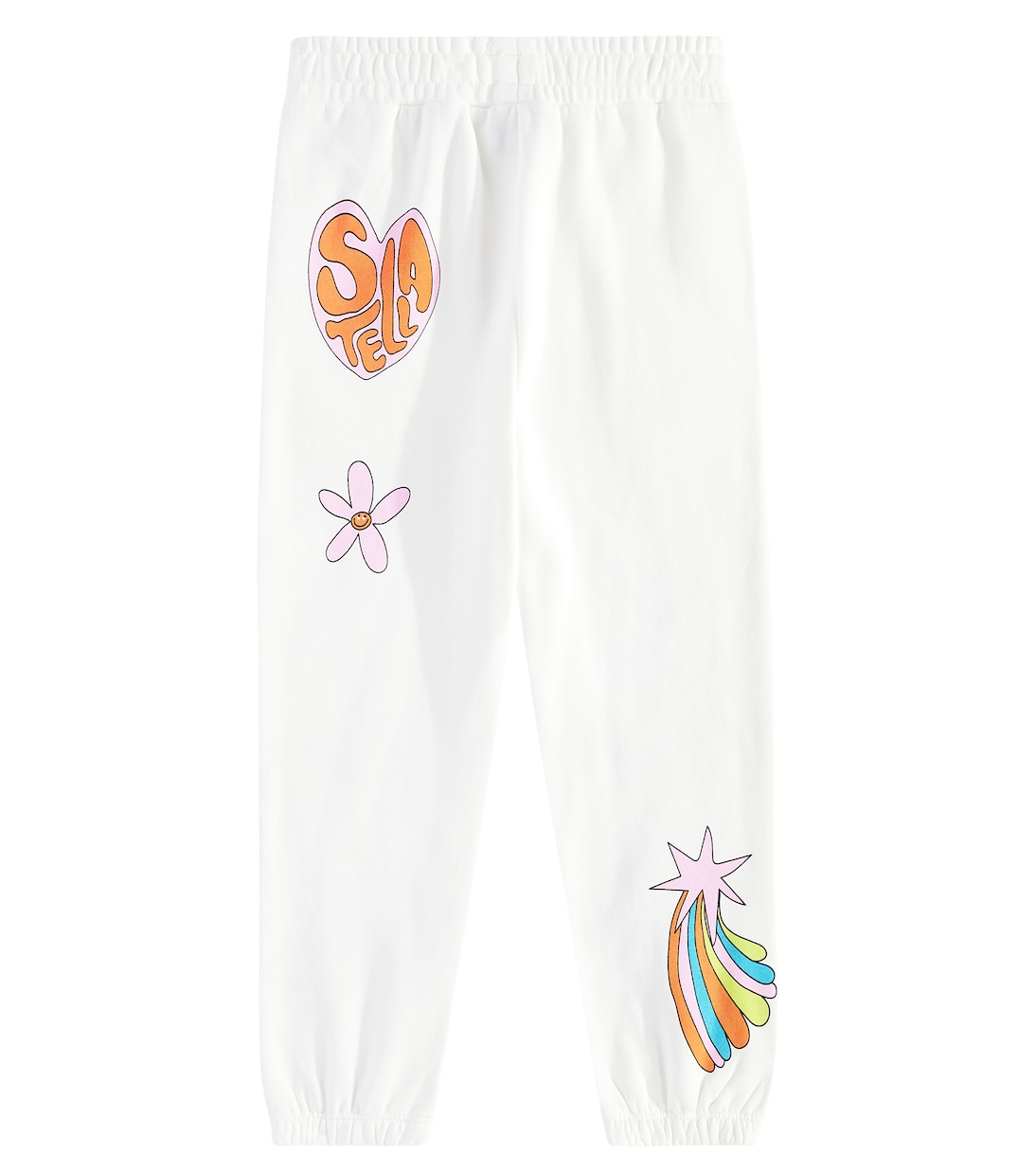 Pantaloni sportivi in cotone con stampa | Stella McCartney Kids