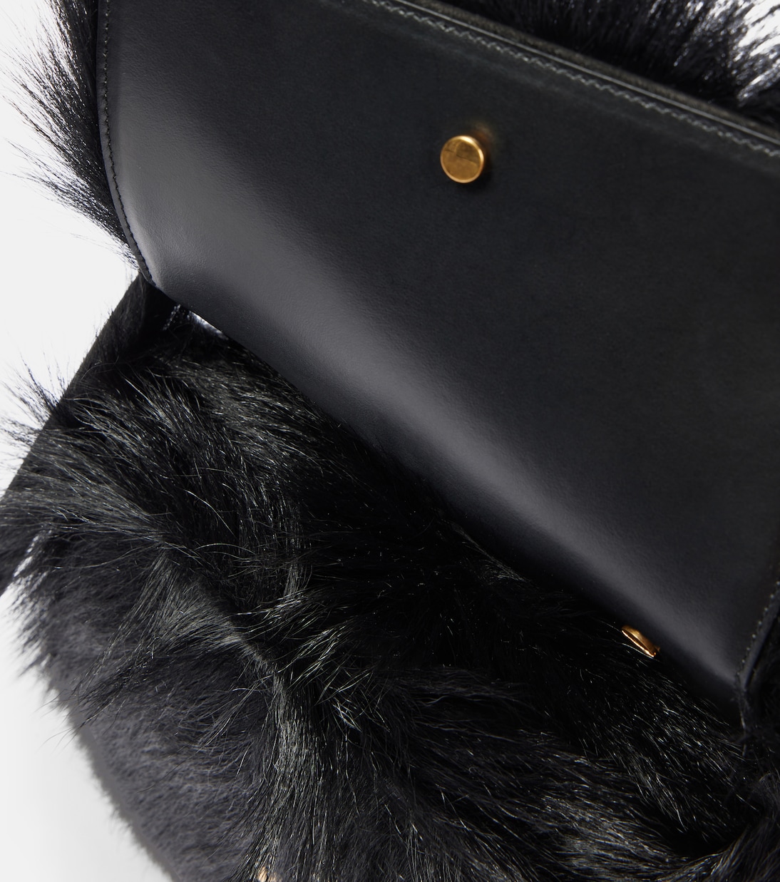 Schultertasche Ghost Mini mit Leder | Jil Sander