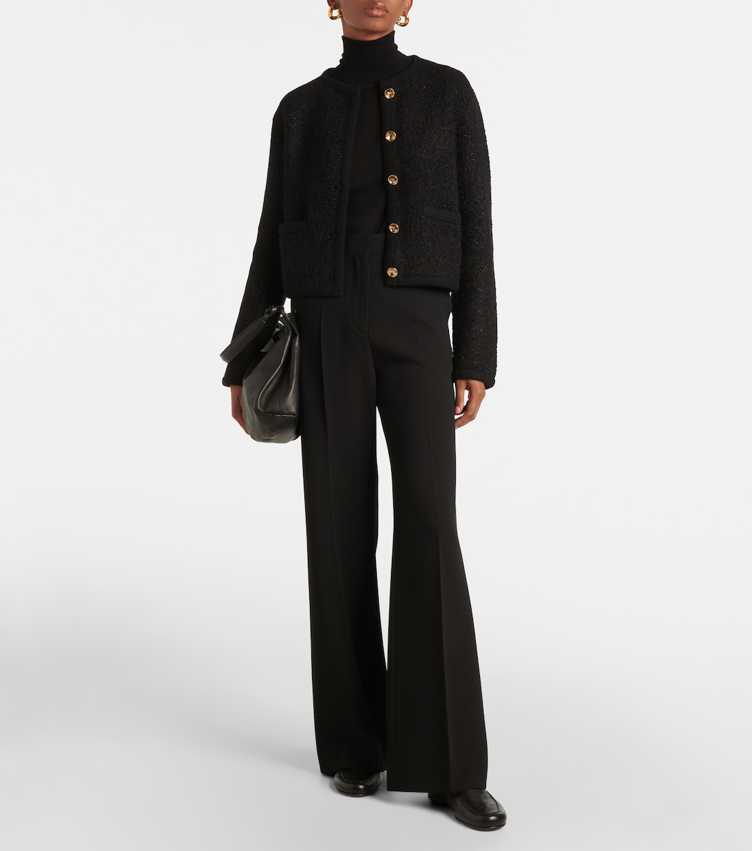 Chaqueta cropped Napoline de punto | Altuzarra