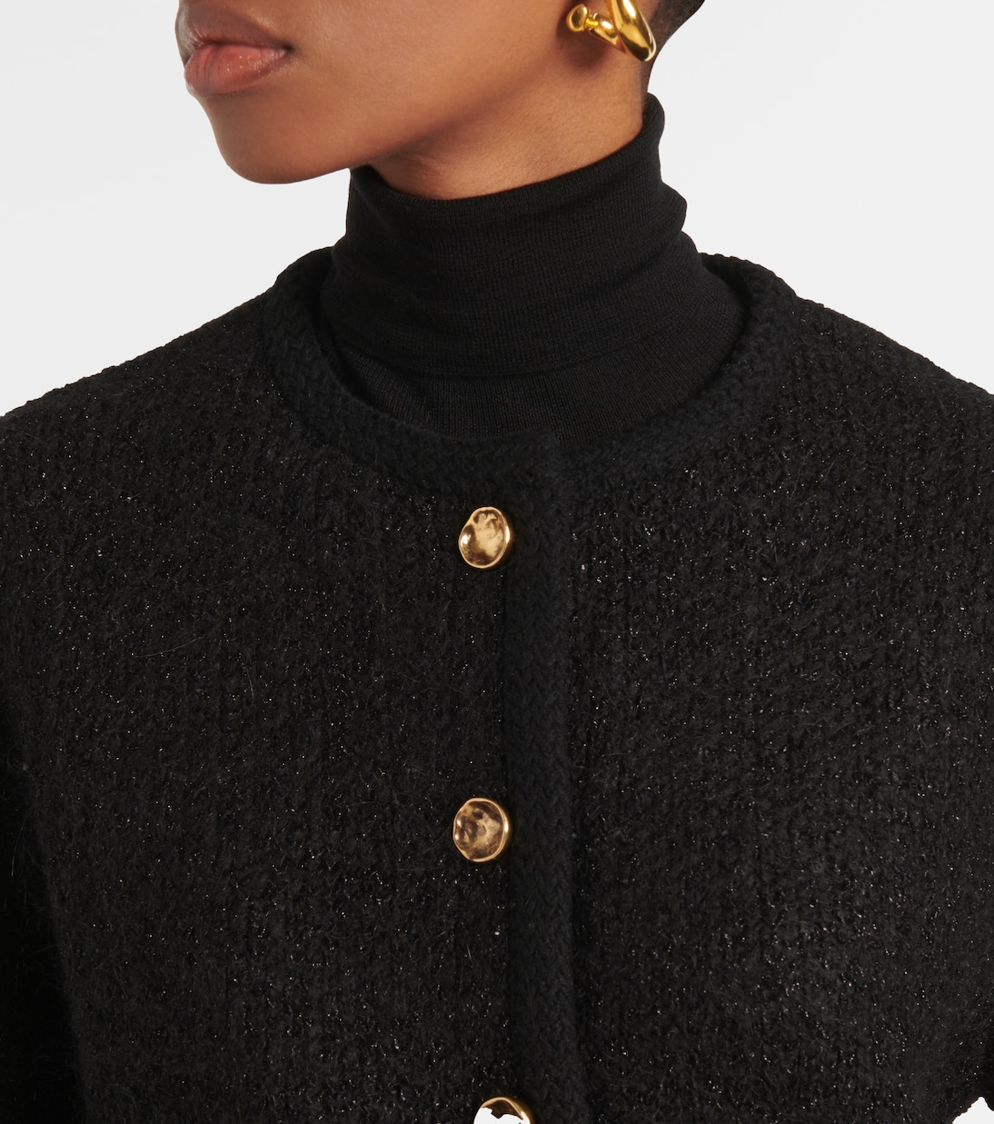 Chaqueta cropped Napoline de punto | Altuzarra