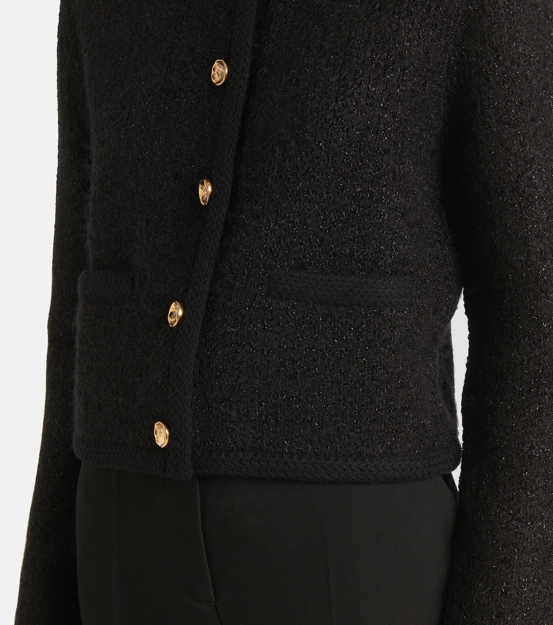 Chaqueta cropped Napoline de punto | Altuzarra