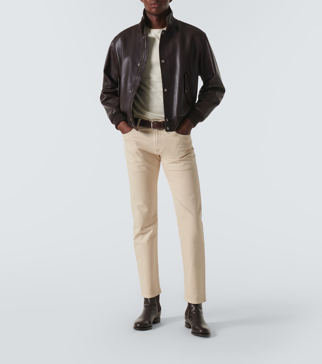 Camiseta de jersey de seda y algodón | Loro Piana