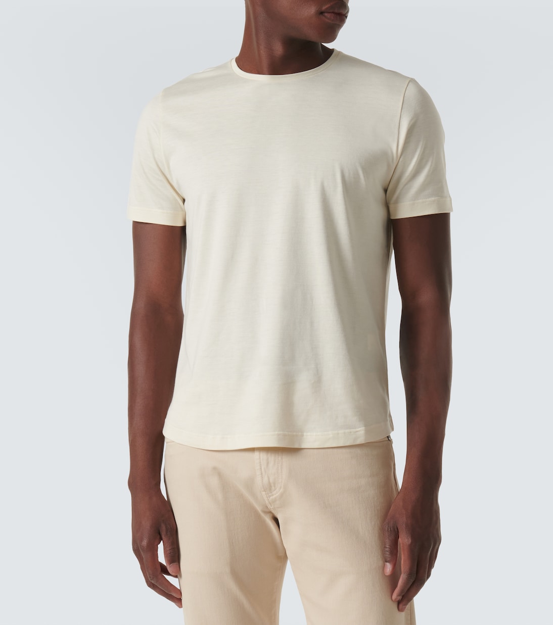 Camiseta de jersey de seda y algodón | Loro Piana