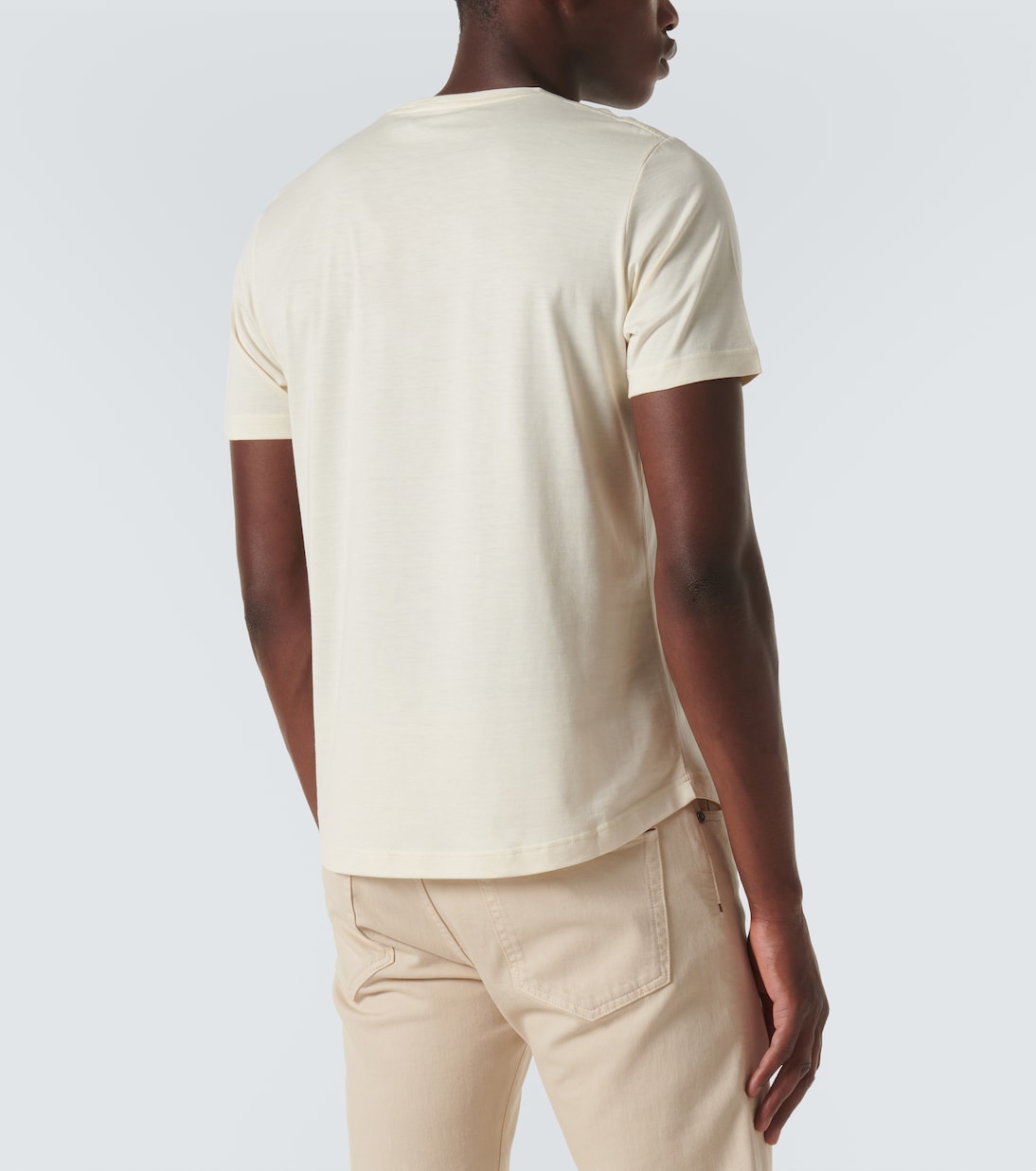 Camiseta de jersey de seda y algodón | Loro Piana