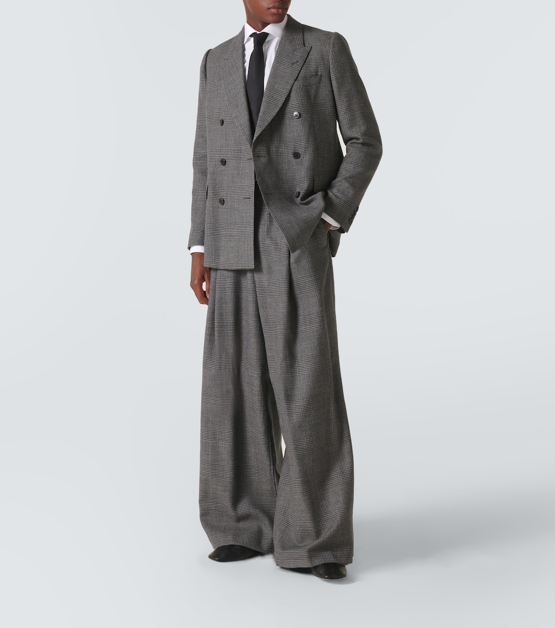 Double-breasted wool blazer | Dries Van Noten