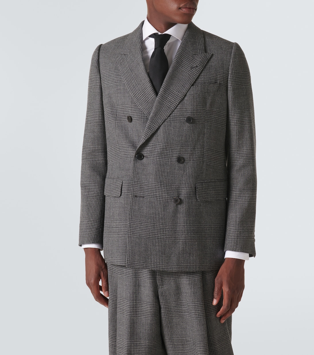 Double-breasted wool blazer | Dries Van Noten