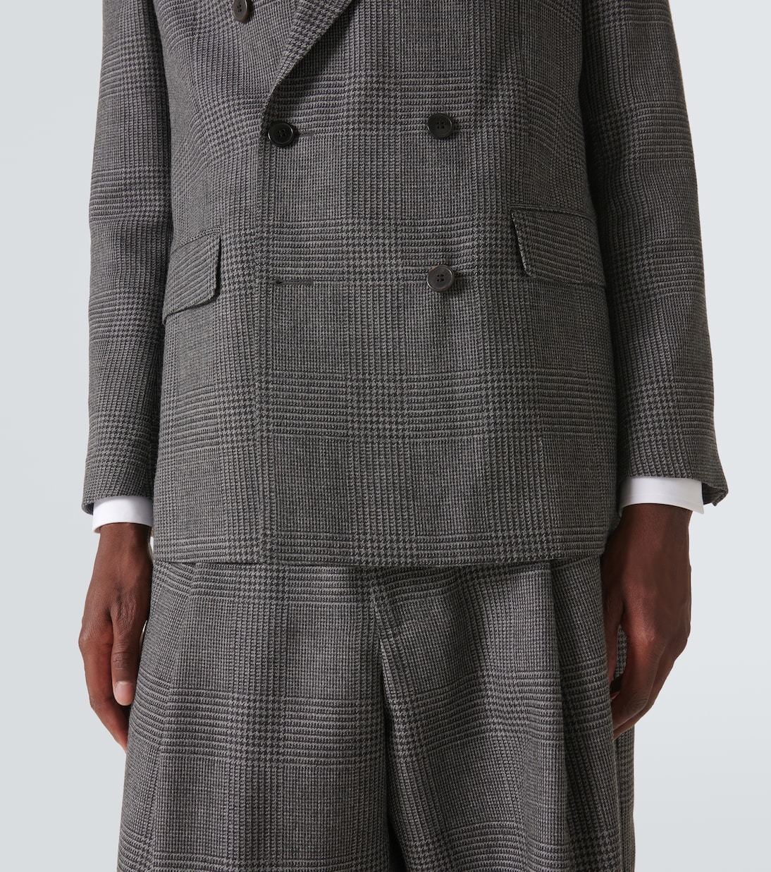 Double-breasted wool blazer | Dries Van Noten