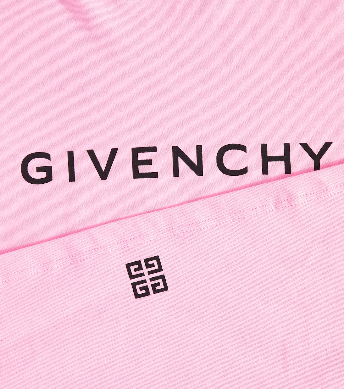 Top in jersey di cotone con logo | Givenchy Kids
