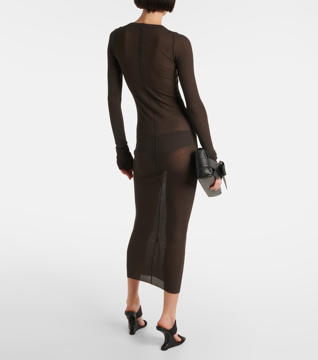 Abito midi in jersey | Rick Owens