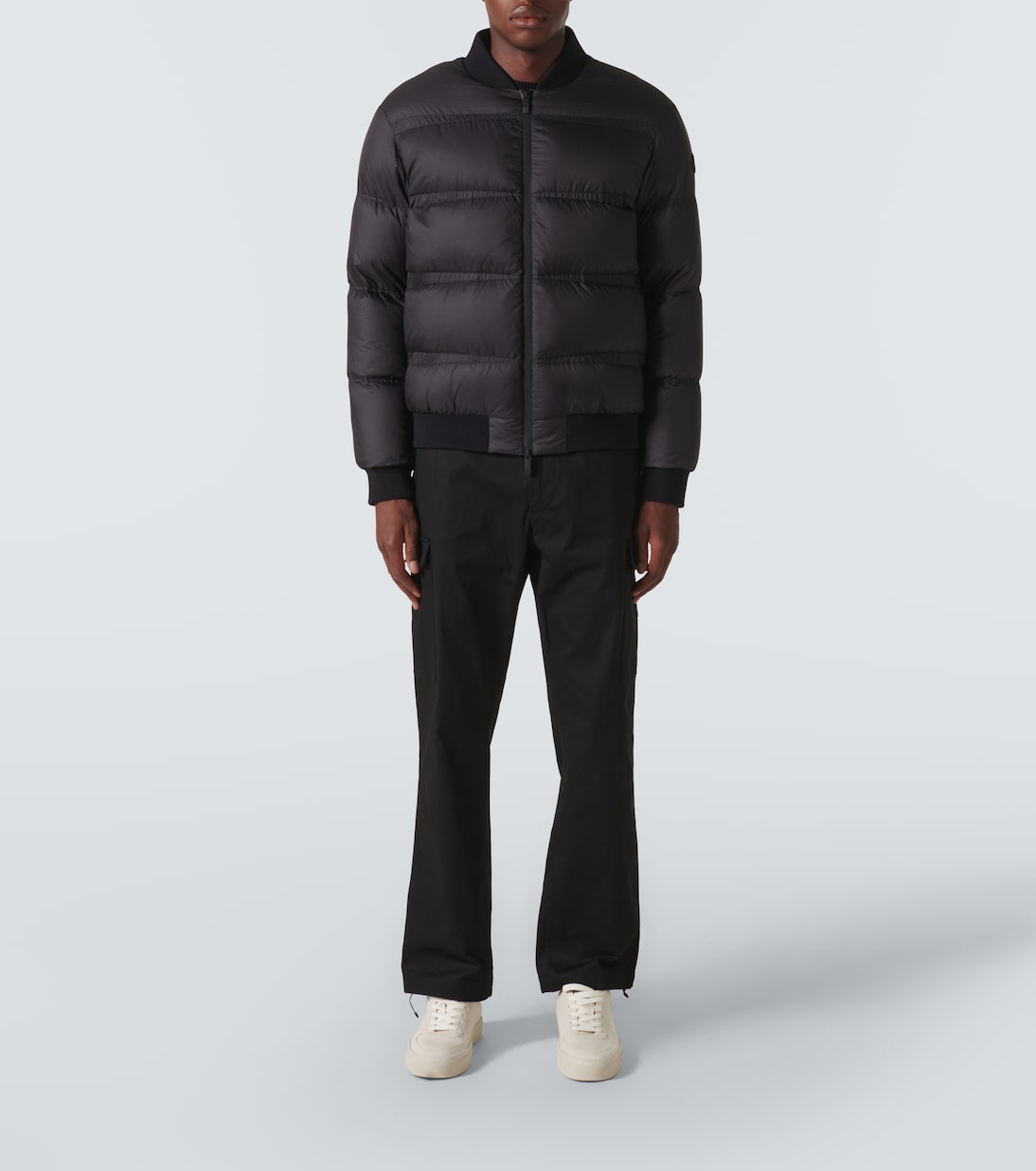 Vioz quilted down bomber jacket | Moncler