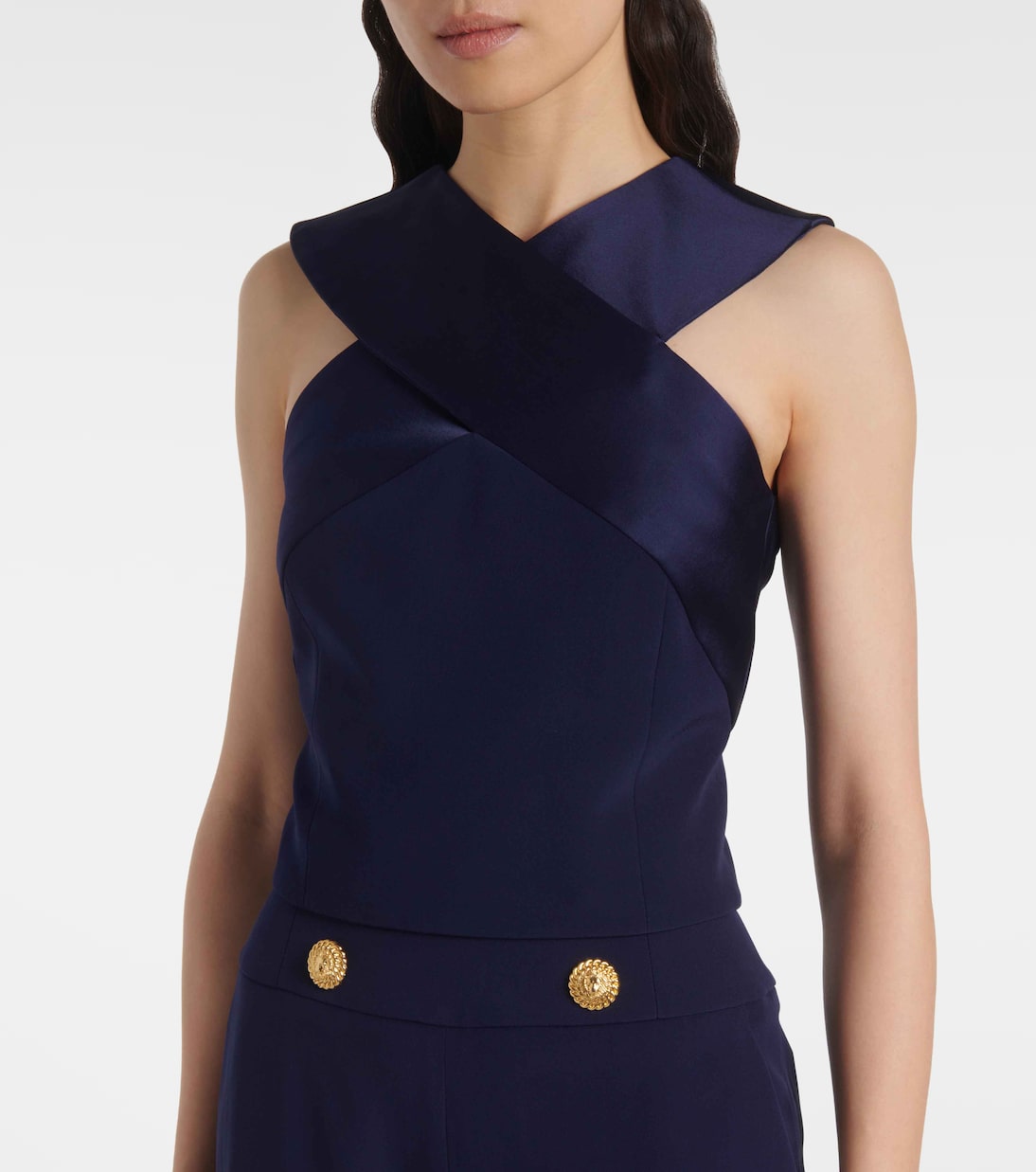 Top in crêpe di raso | Balmain