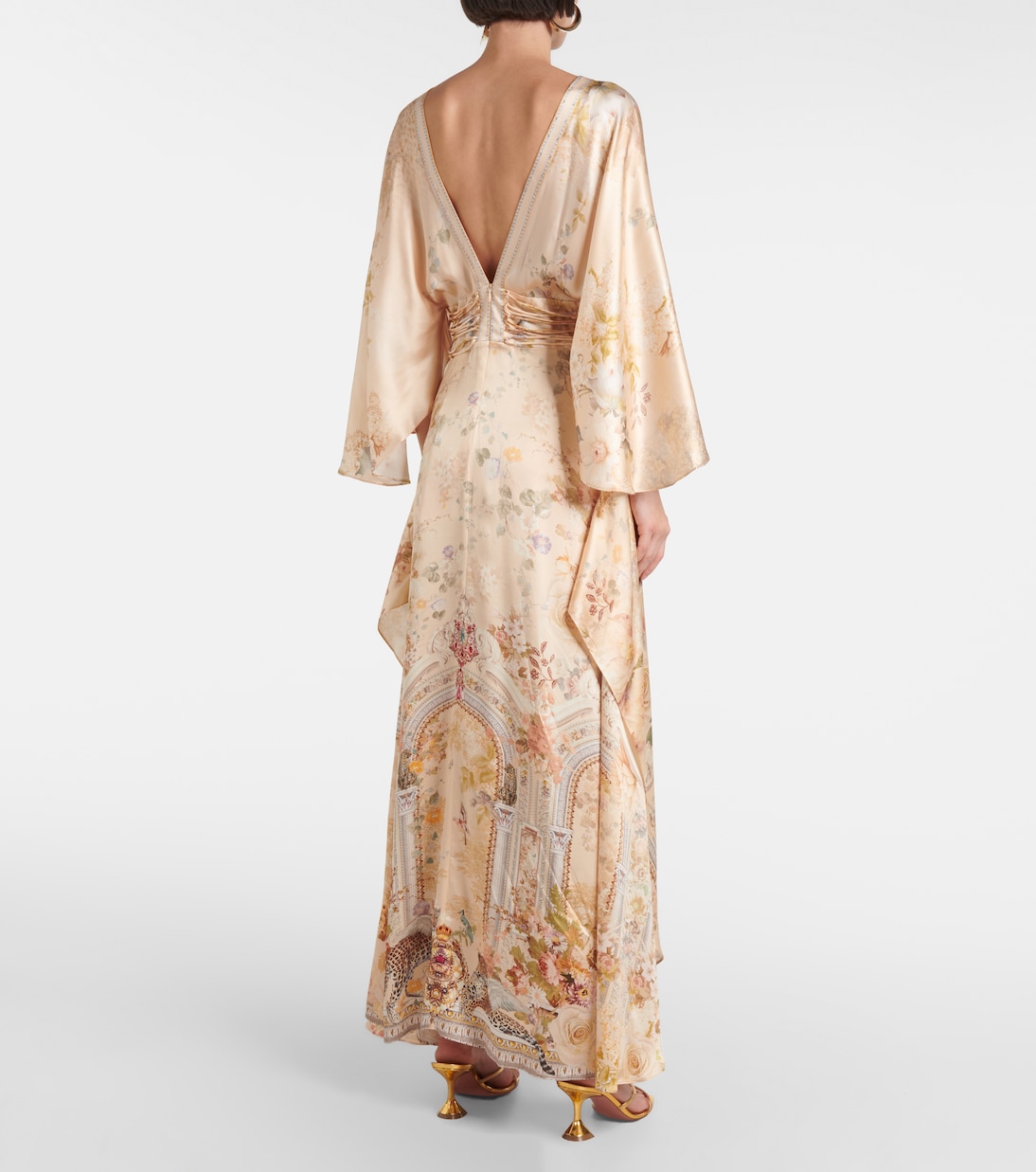 Silk charmeuse maxi dress | Camilla
