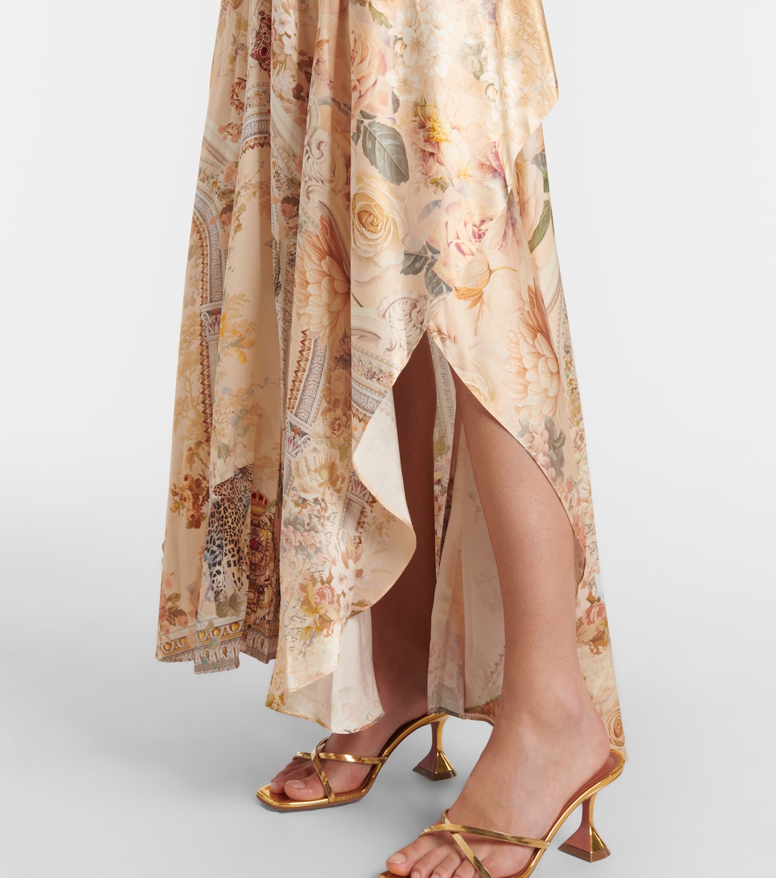 Silk charmeuse maxi dress | Camilla