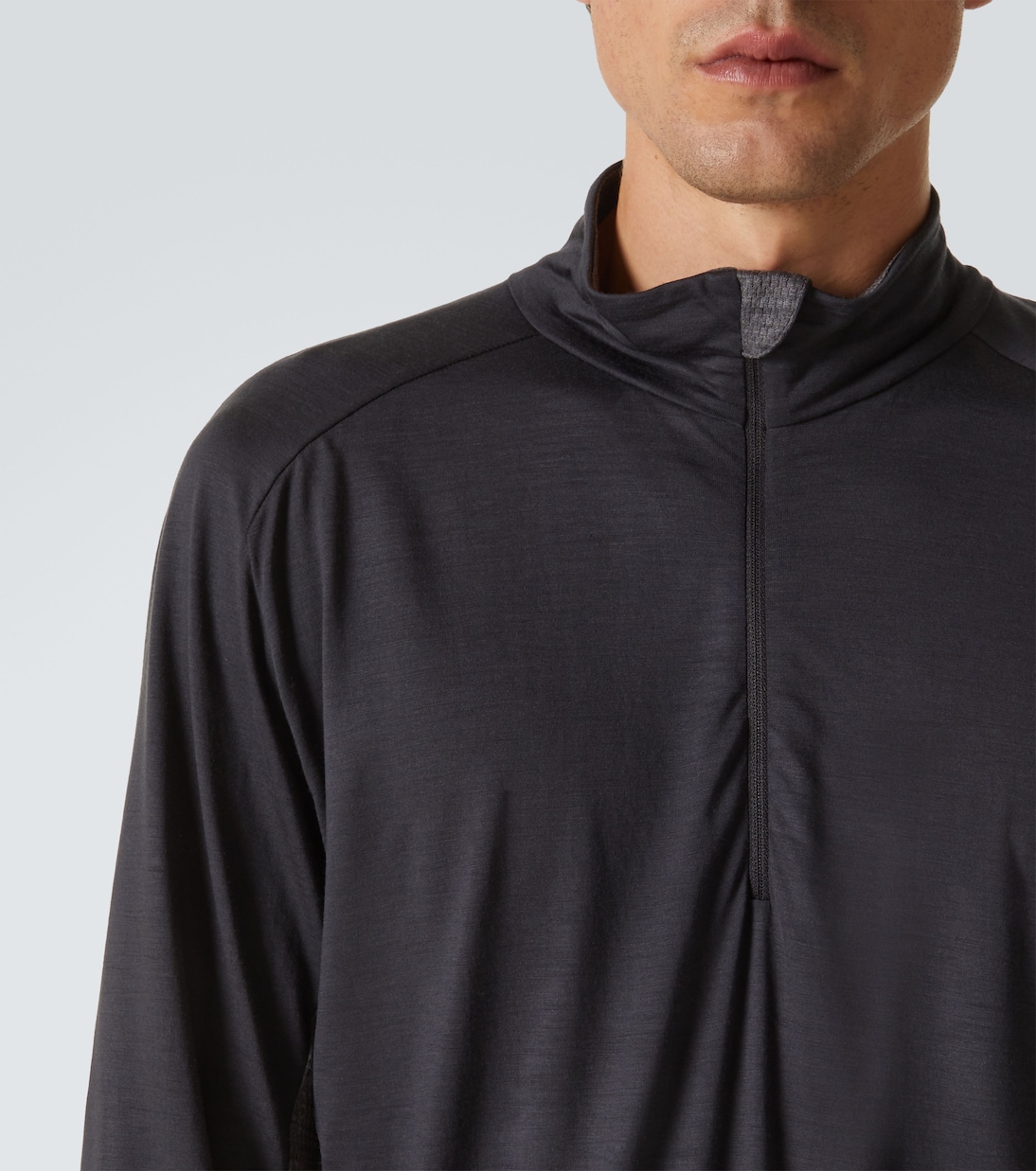 Top Runner de lana virgen con cremallera | Sease