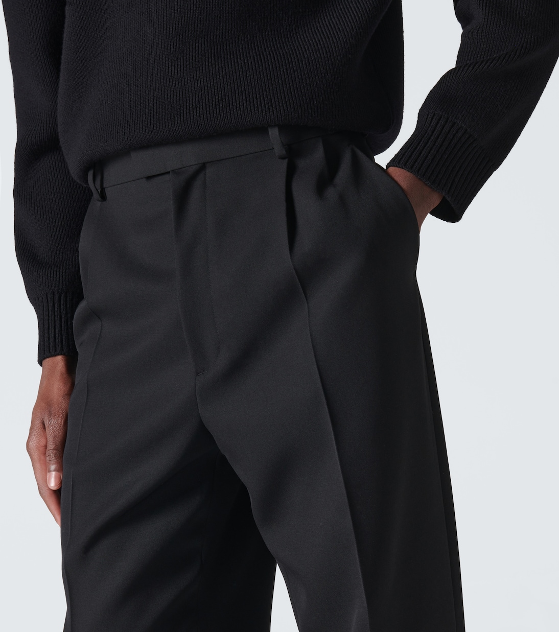 Gerade Hose aus Woll-Twill | Bottega Veneta