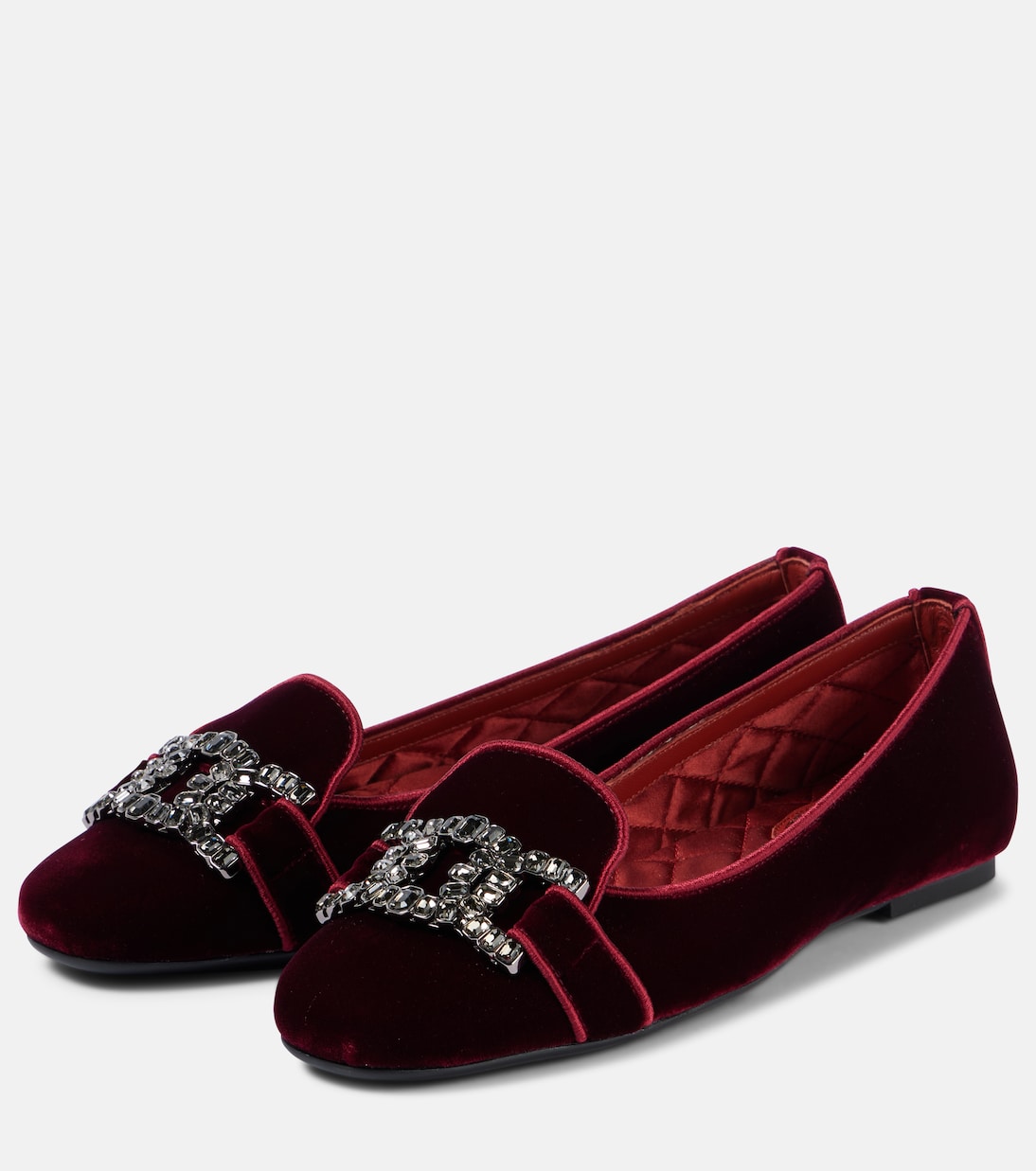Mocassini Kate in velluto con cristalli | Tod's