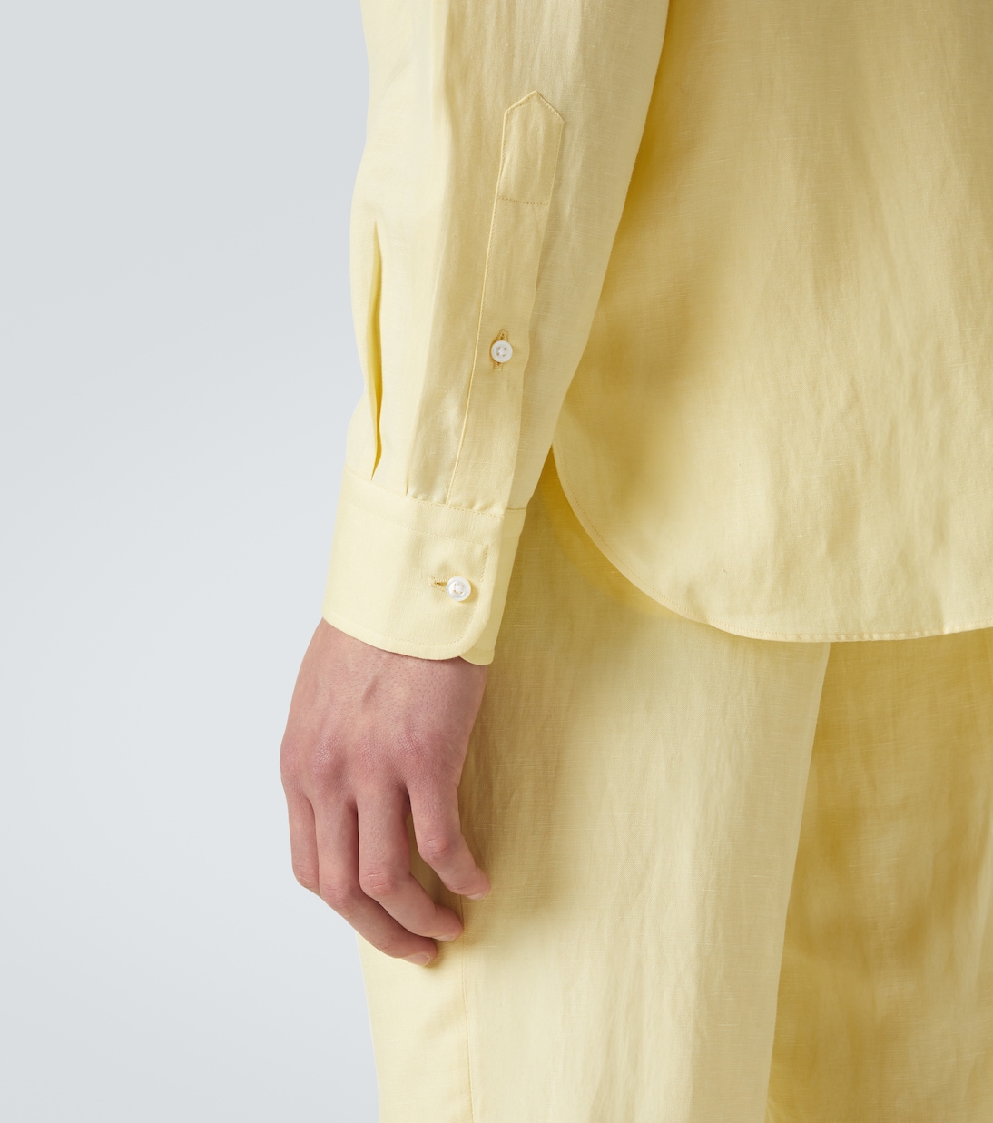Camicia Aston in lino e seta | Ralph Lauren Purple Label