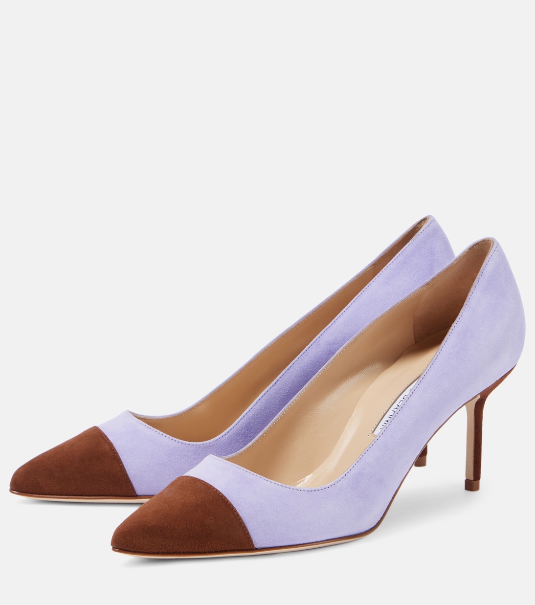 Pumps Capcour 70 in suede | Manolo Blahnik