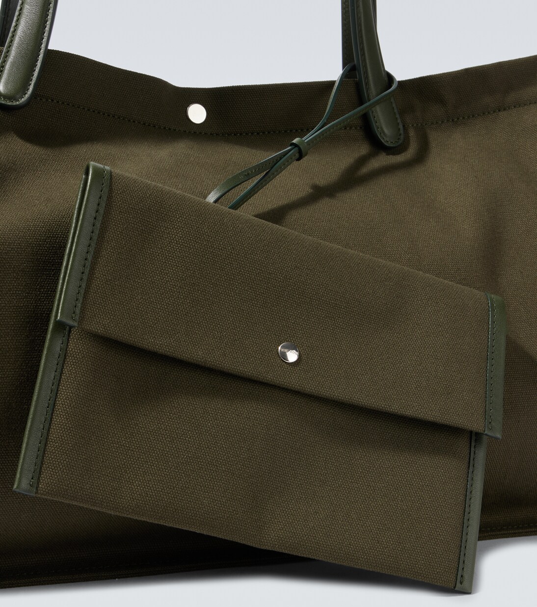 Tote Idaho XL aus Canvas mit Leder | The Row