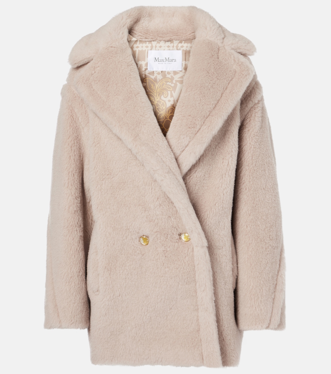 Cappotto Cuba in teddy di seta e alpaca | Max Mara