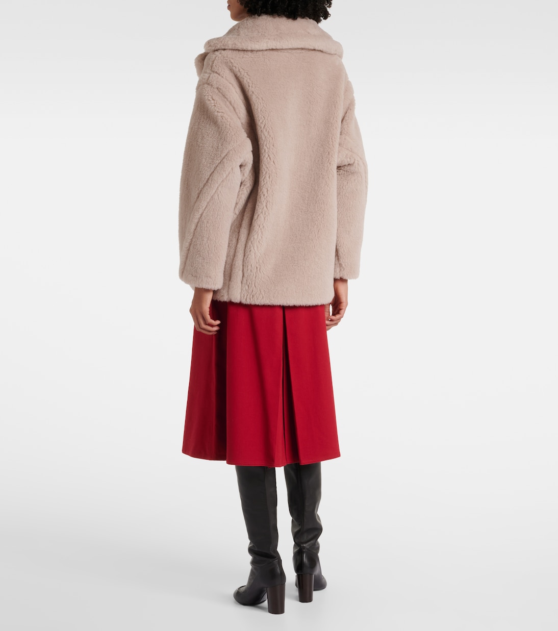 Cappotto Cuba in teddy di seta e alpaca | Max Mara