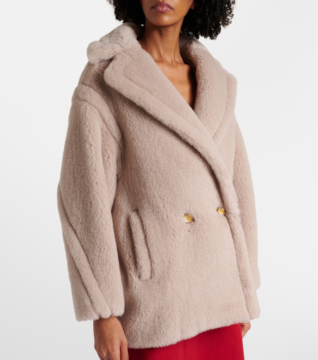 Cappotto Cuba in teddy di seta e alpaca | Max Mara