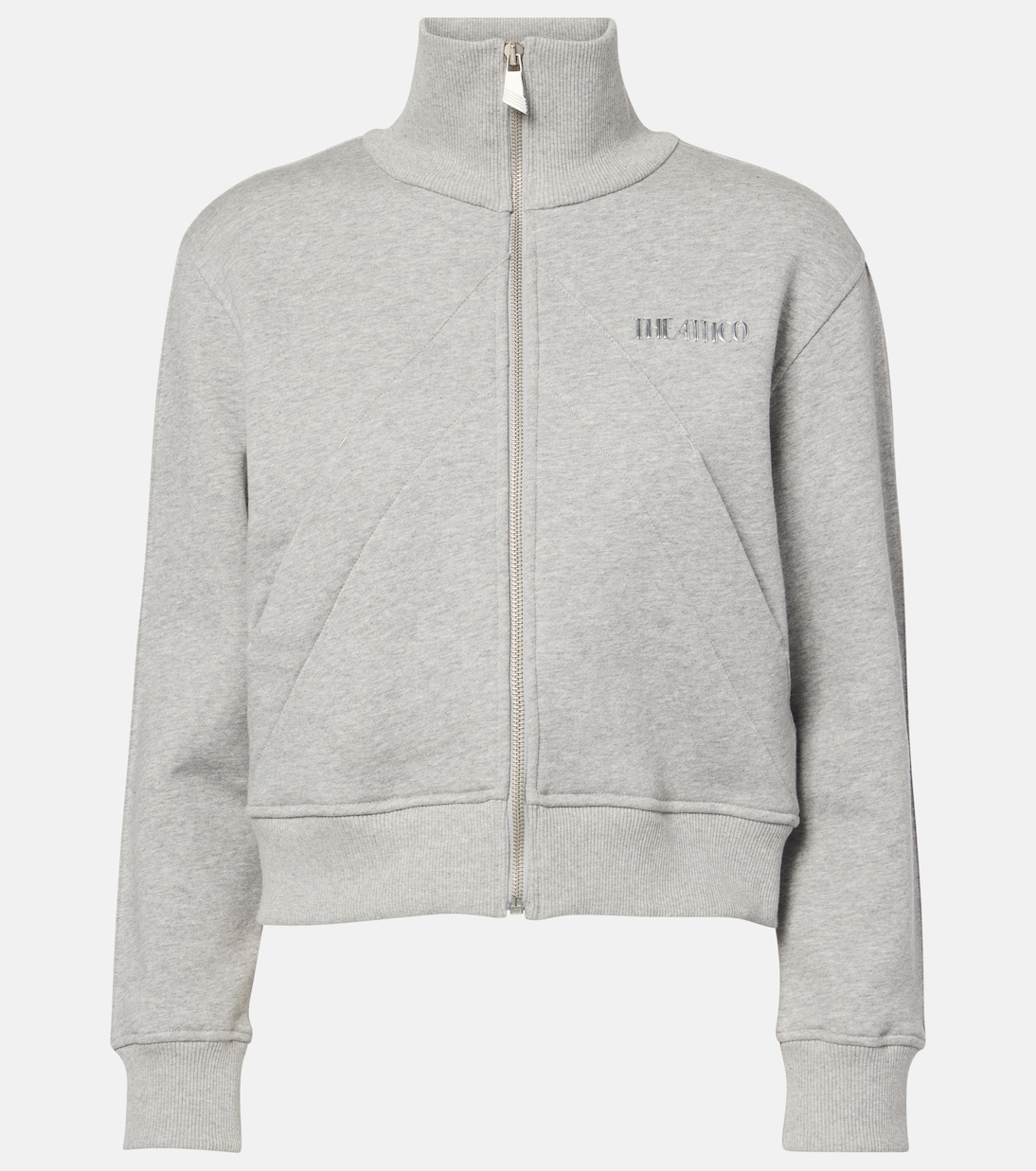 Felpa in cotone con zip | The Attico