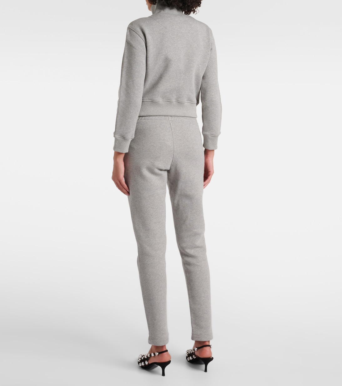 Felpa in cotone con zip | The Attico