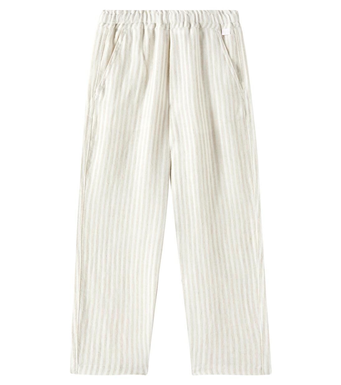 Pantaloni in lino a righe | Il Gufo