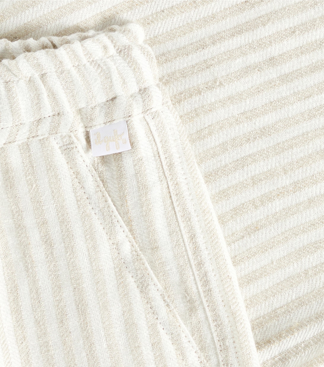 Pantaloni in lino a righe | Il Gufo