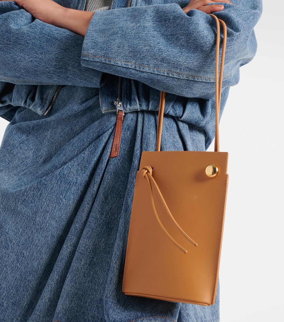 Pochette Pebble Dice en cuir | Loewe