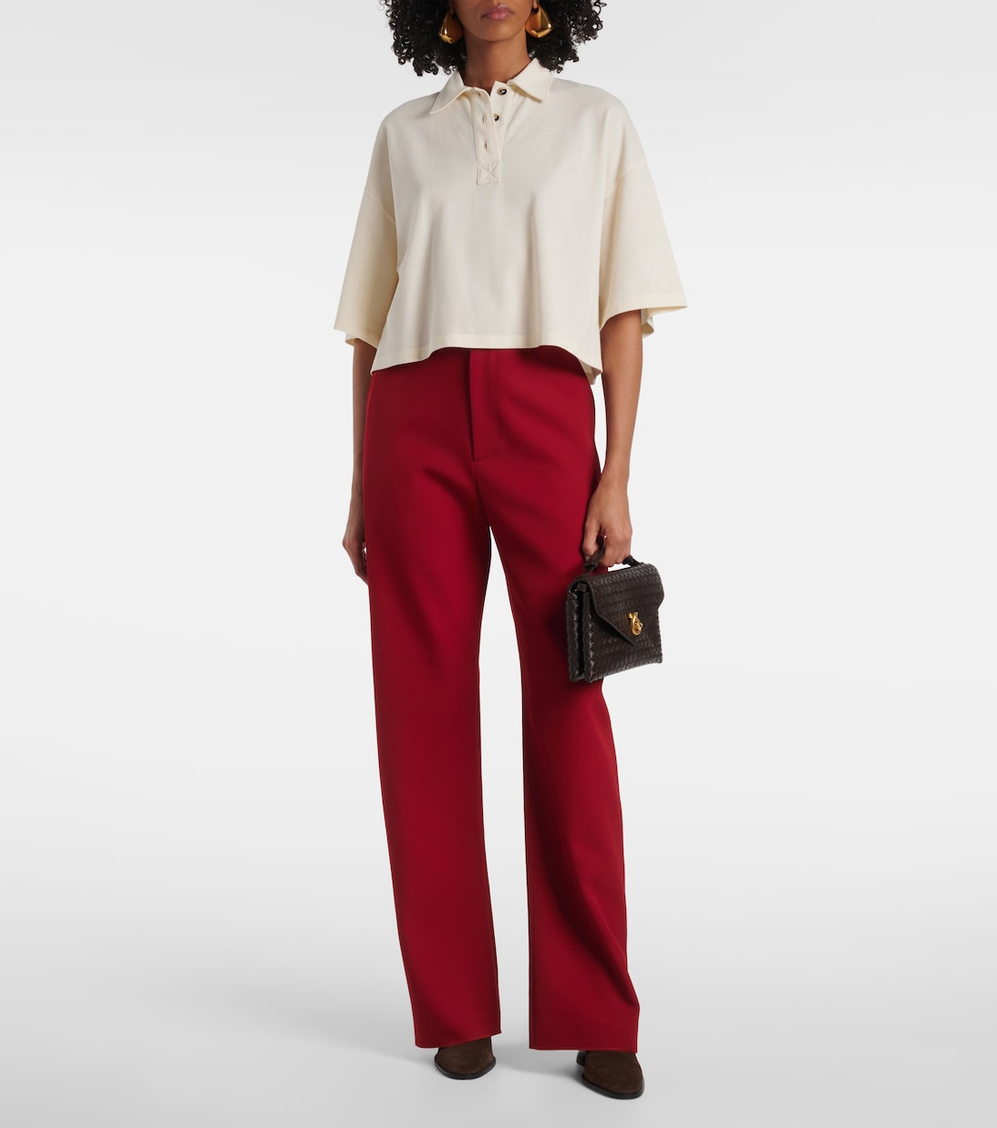 Borsa Knot Lock in pelle Intrecciato | Bottega Veneta