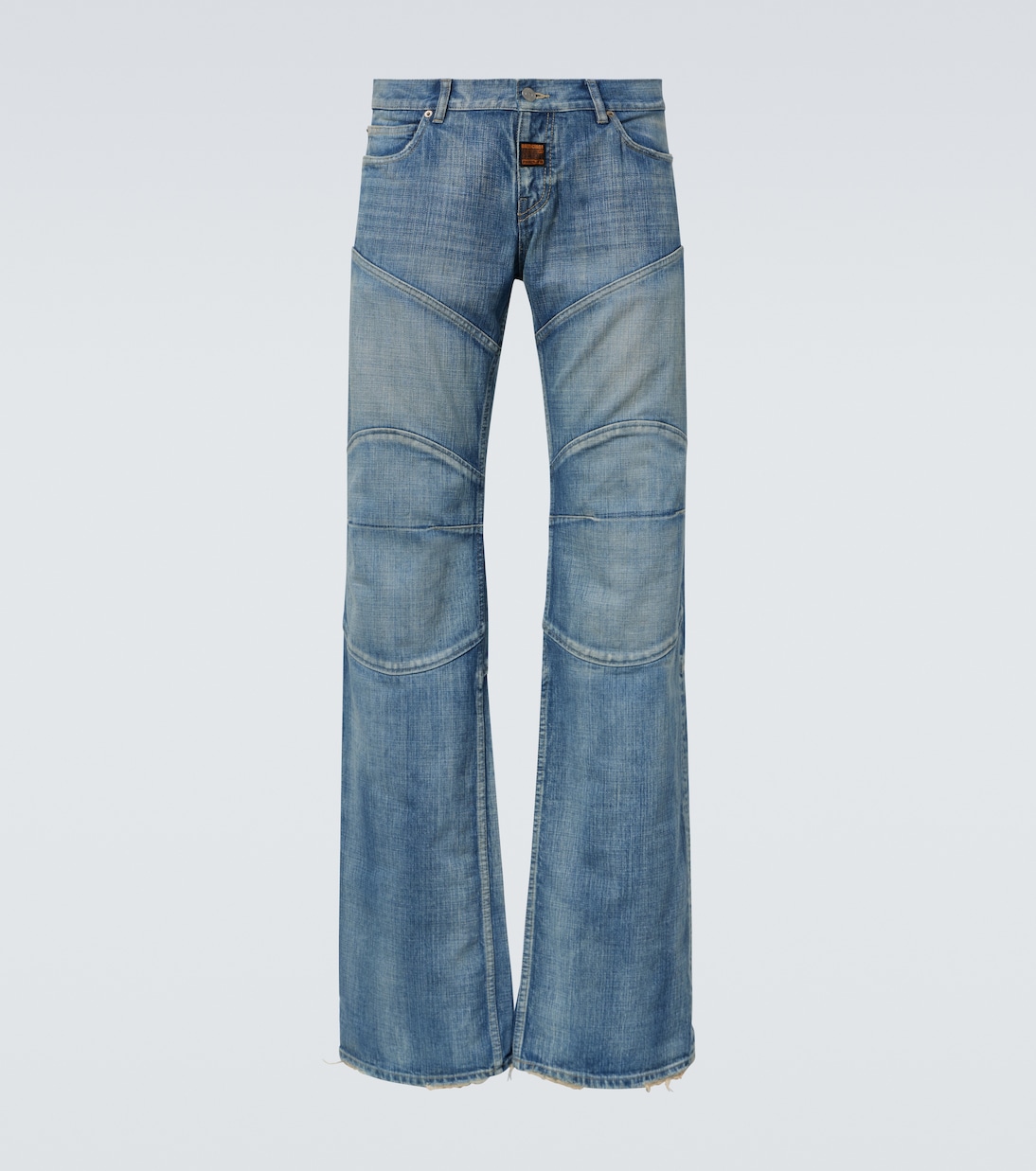 Distressed Low-Rise Wide-Leg Jeans | Balenciaga