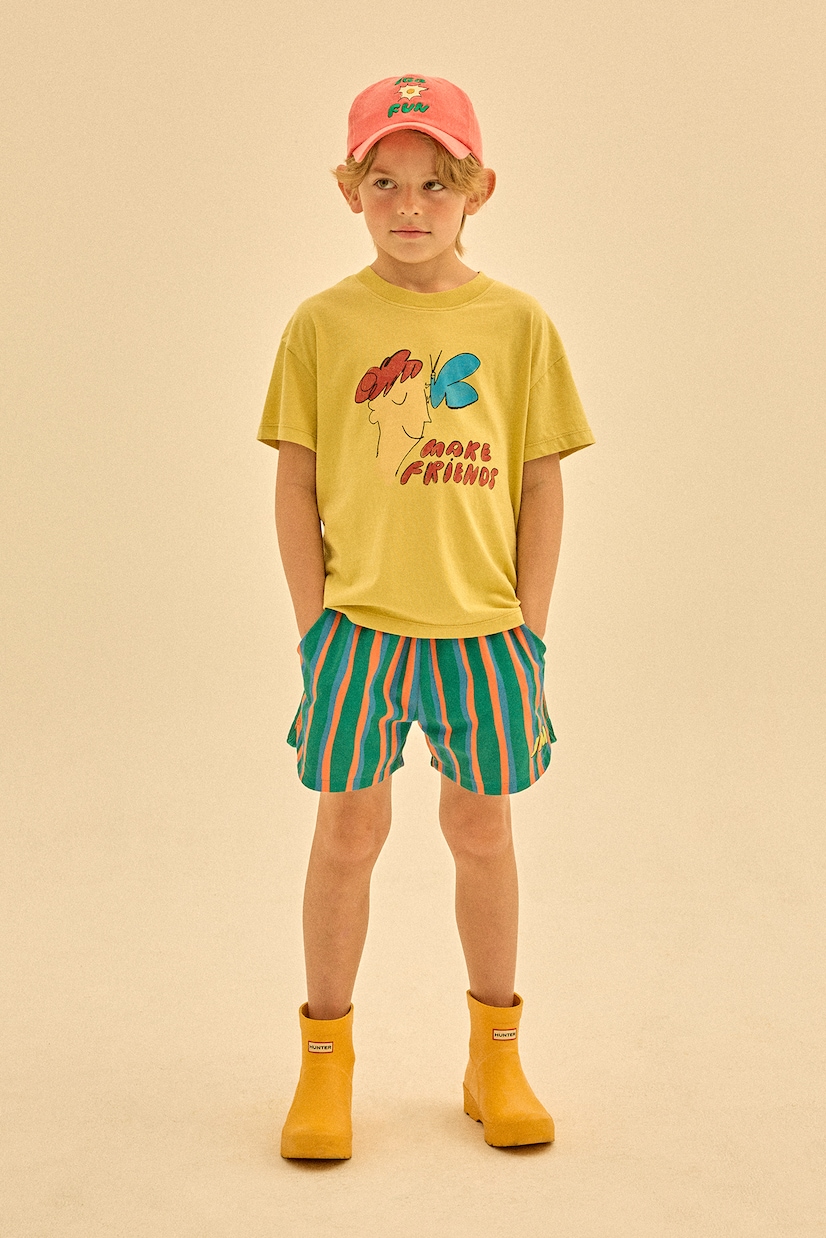 Shorts JM in cotone a righe | Jellymallow