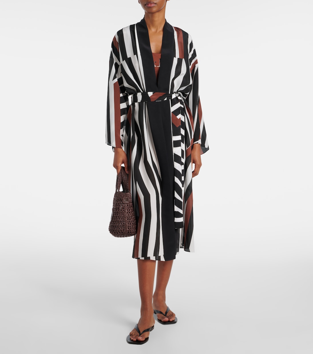 Copricostume Ovatte a righe | Max Mara