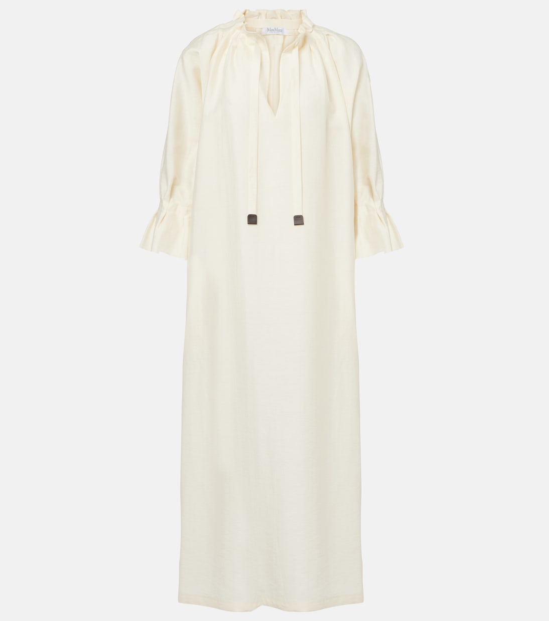 Robe longue Jene en lin et soie mélangés | Max Mara