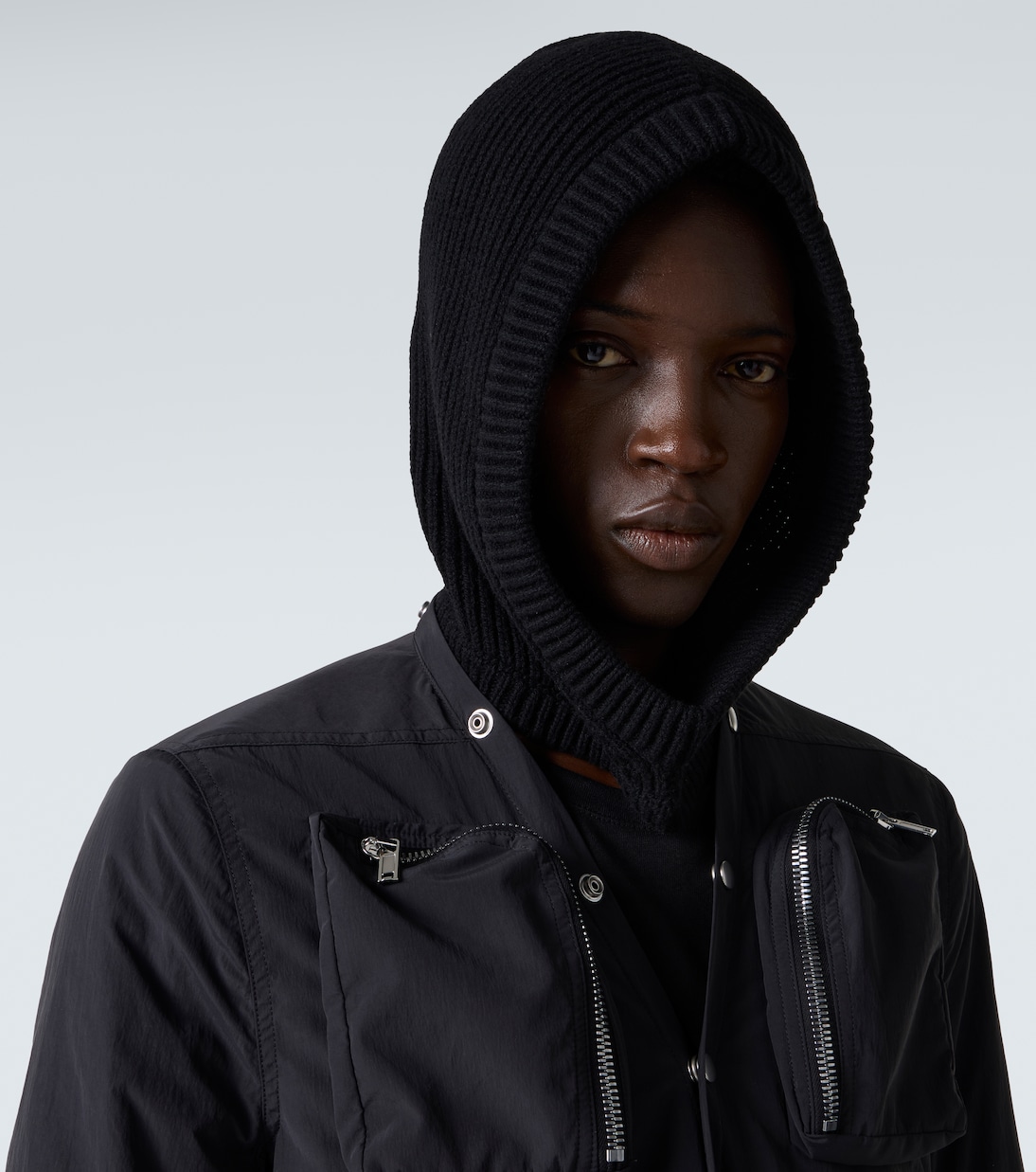 Cagoule de ski en cachemire et laine | Rick Owens