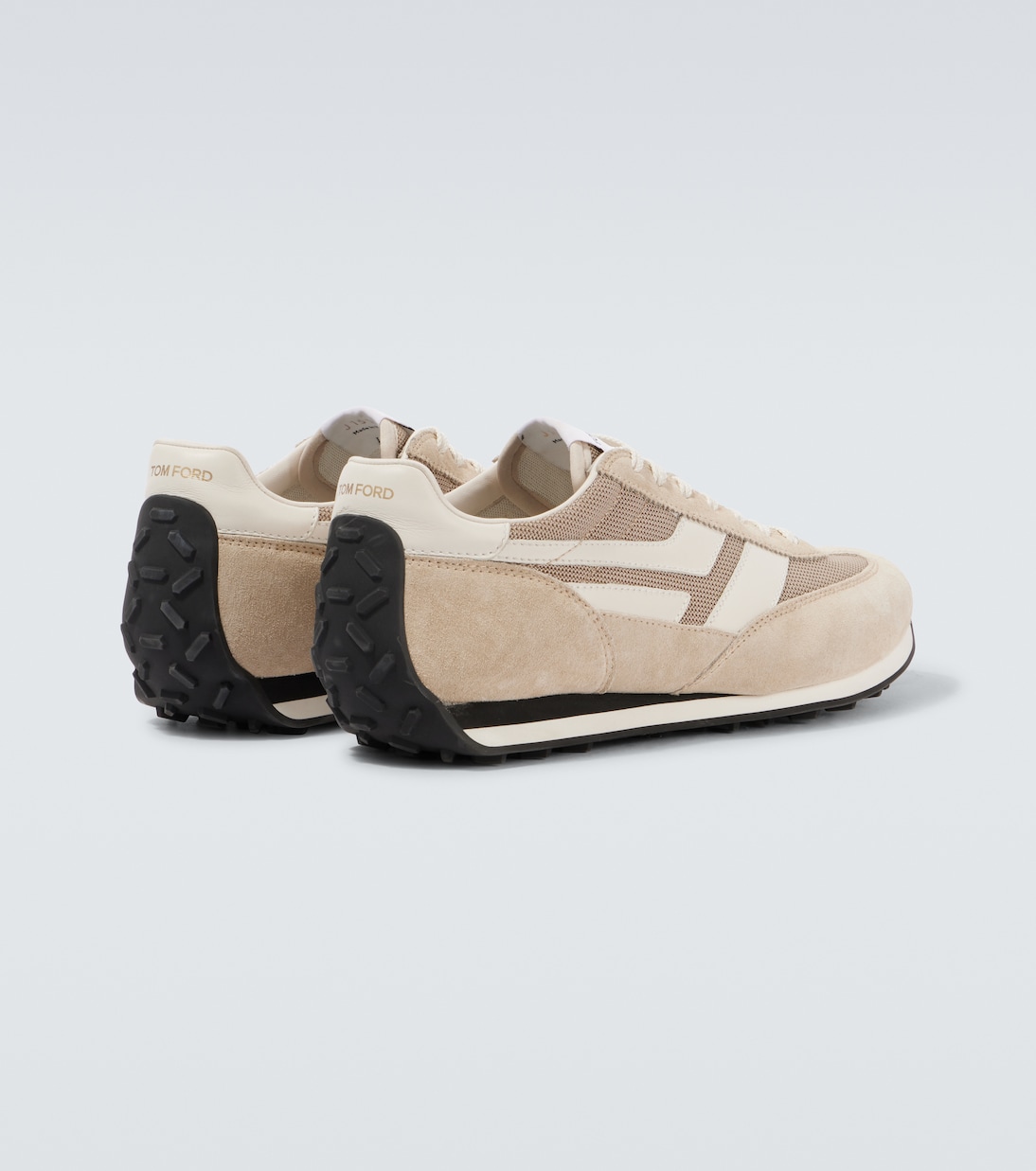 Mick suede-trimmed sneakers | Tom Ford