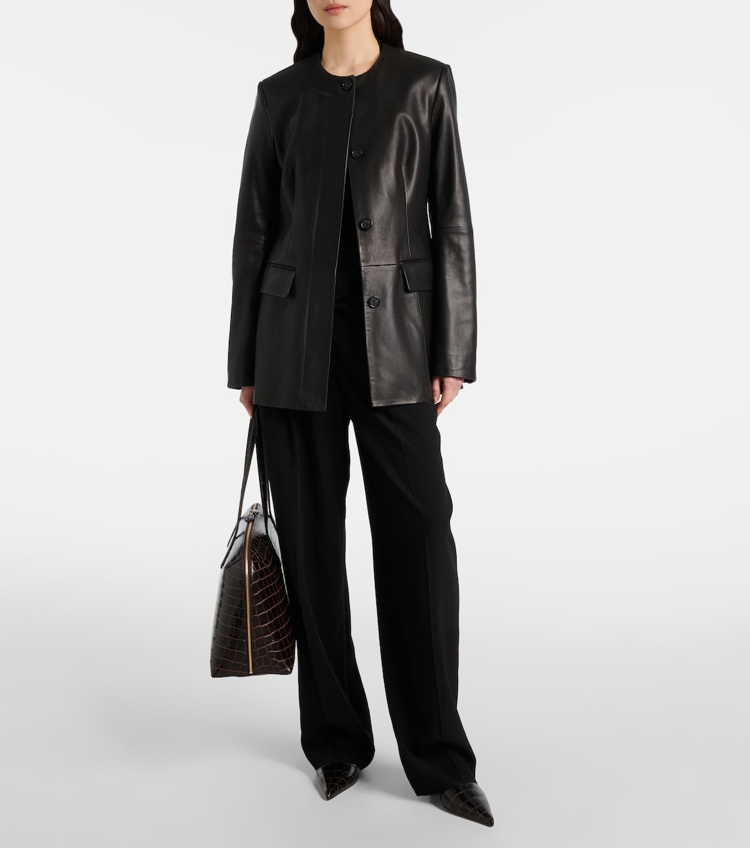 Giacca in pelle | Toteme