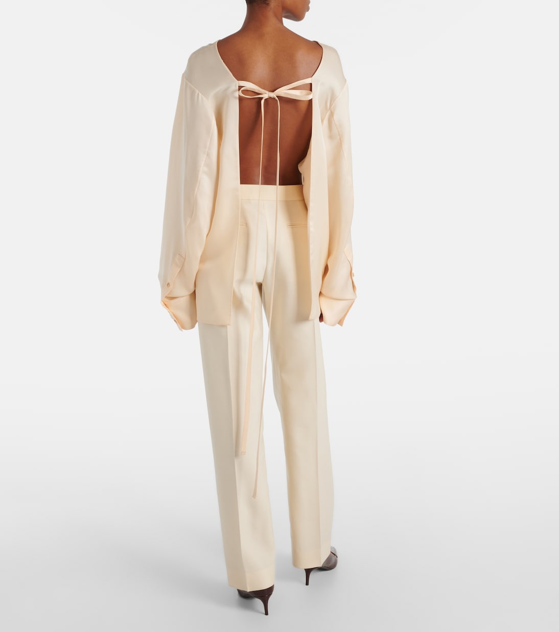 Durion satin top | Khaite