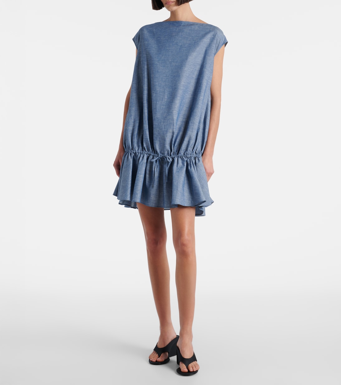 Cotton and linen minidress | Alaïa