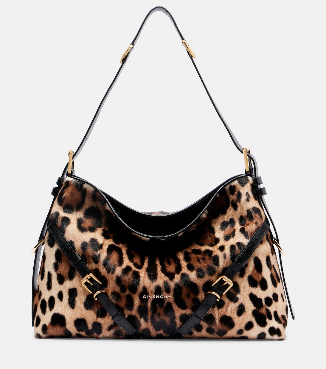 Voyou Medium leopard-print shoulder bag | Givenchy